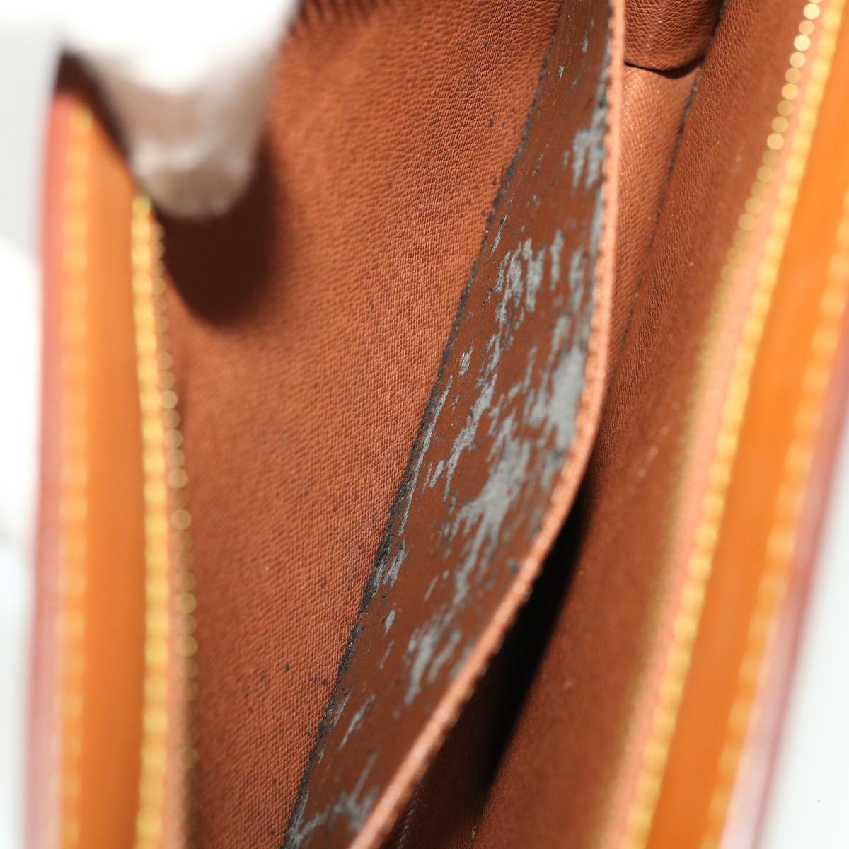 LOUIS VUITTON Epi Pochette Homme Clutch Bag Brown M52528 LV  44944