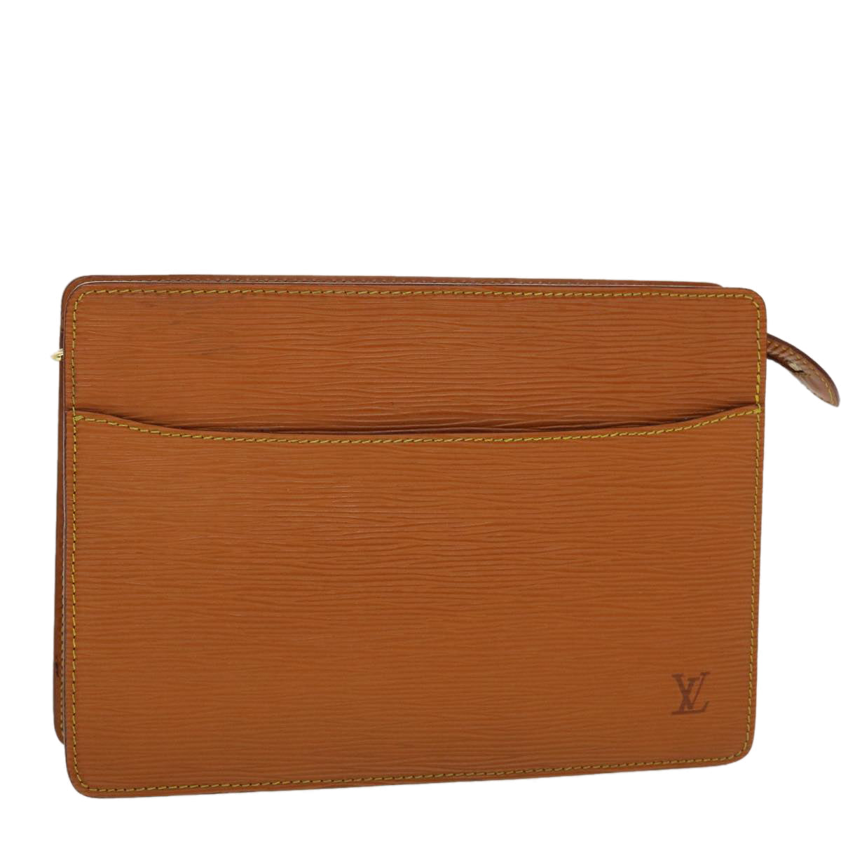 LOUIS VUITTON Epi Pochette Homme Clutch Bag Brown M52528 LV  44944