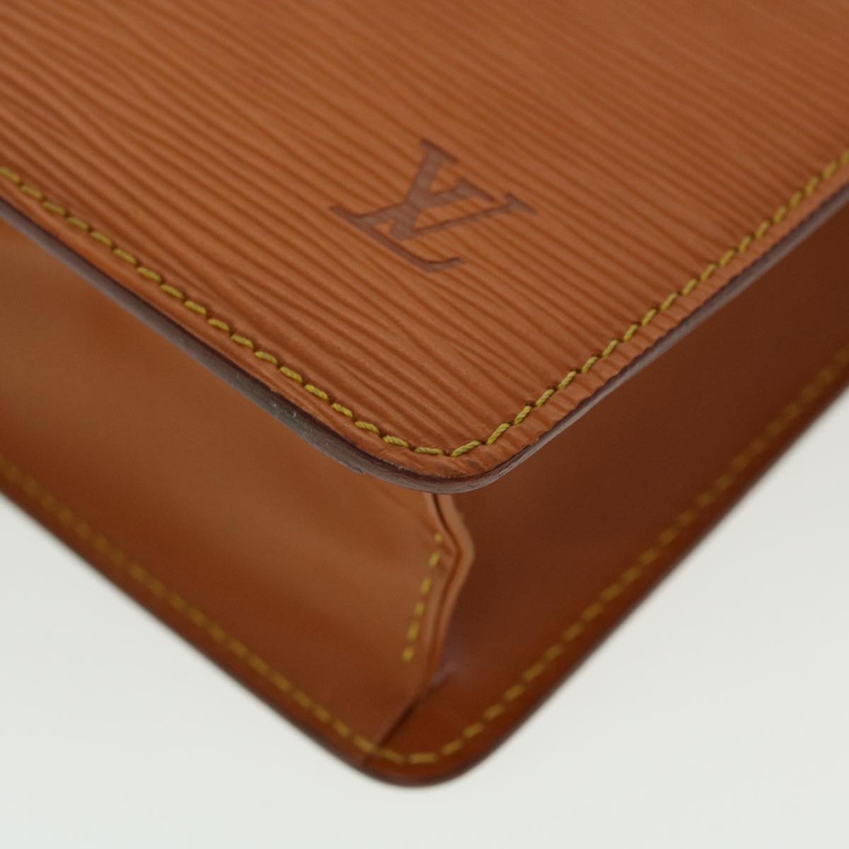 LOUIS VUITTON Epi Pochette Homme Clutch Bag Brown M52528 LV  44944