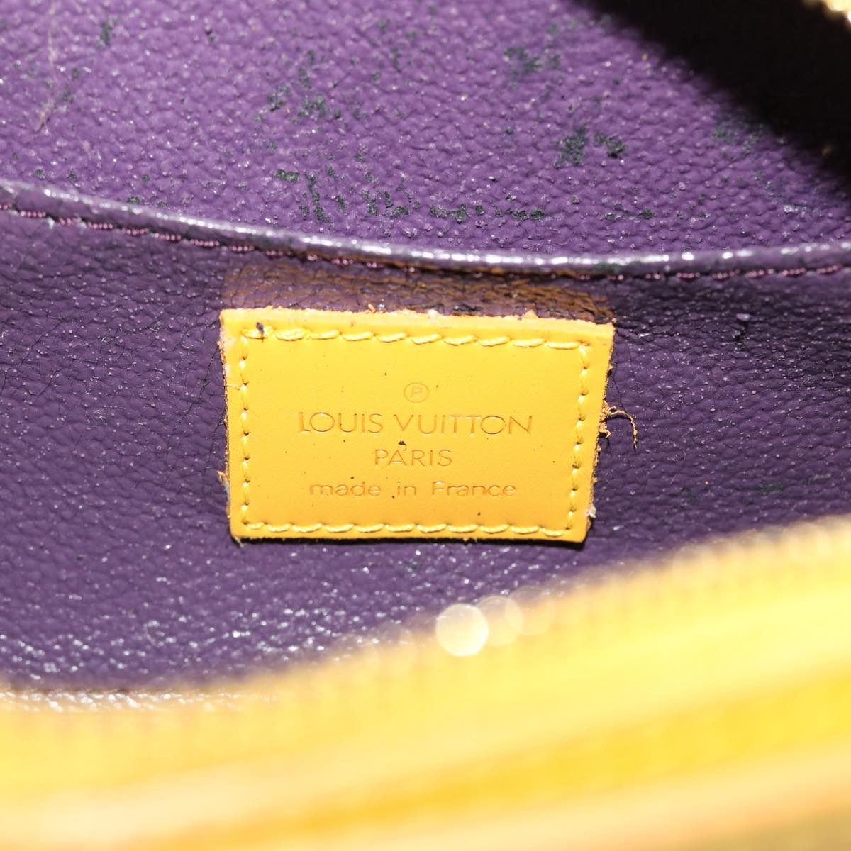 LOUIS VUITTON Epi Dauphine PM Pouch Yellow M48449 LV  44949