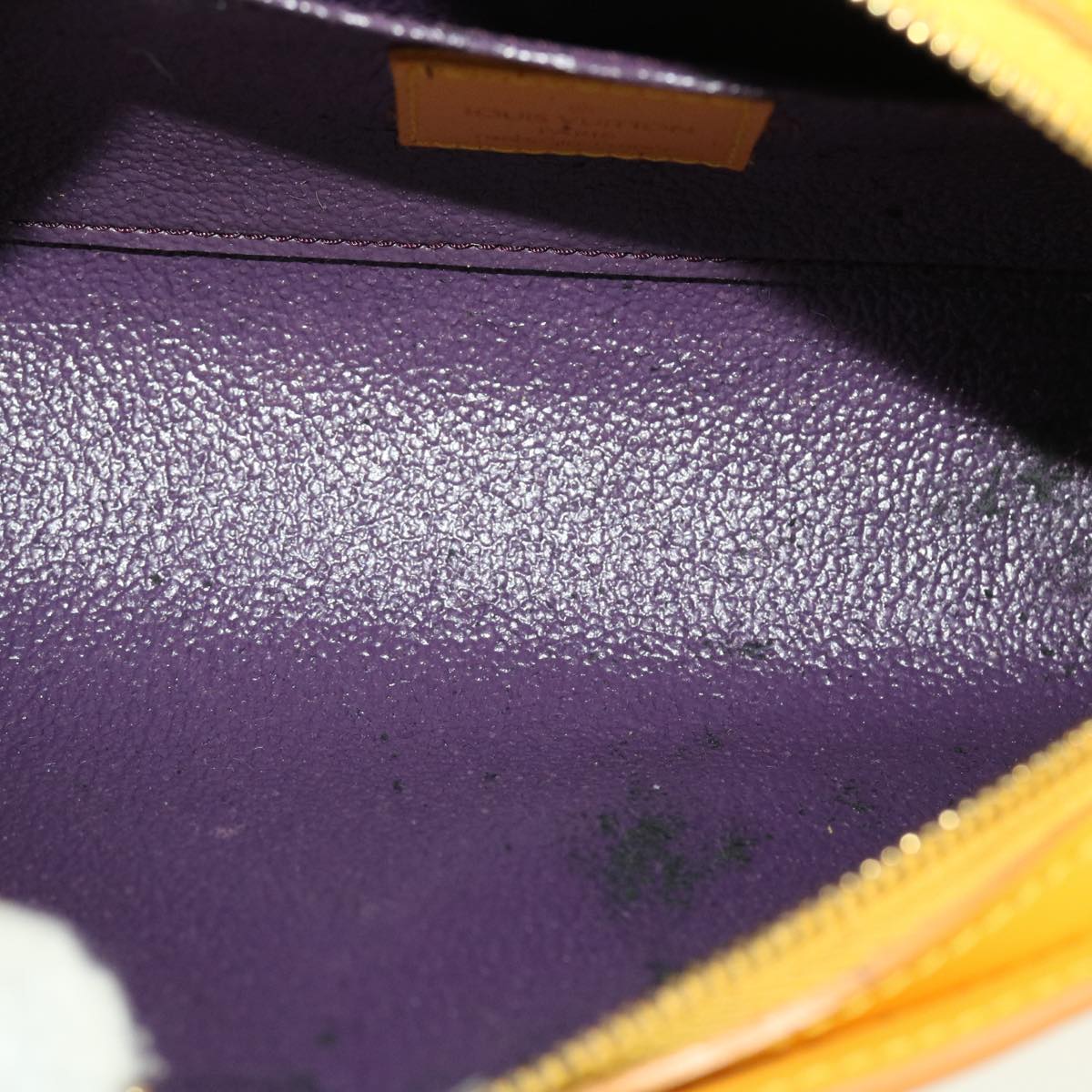 LOUIS VUITTON Epi Dauphine PM Pouch Yellow M48449 LV  44949