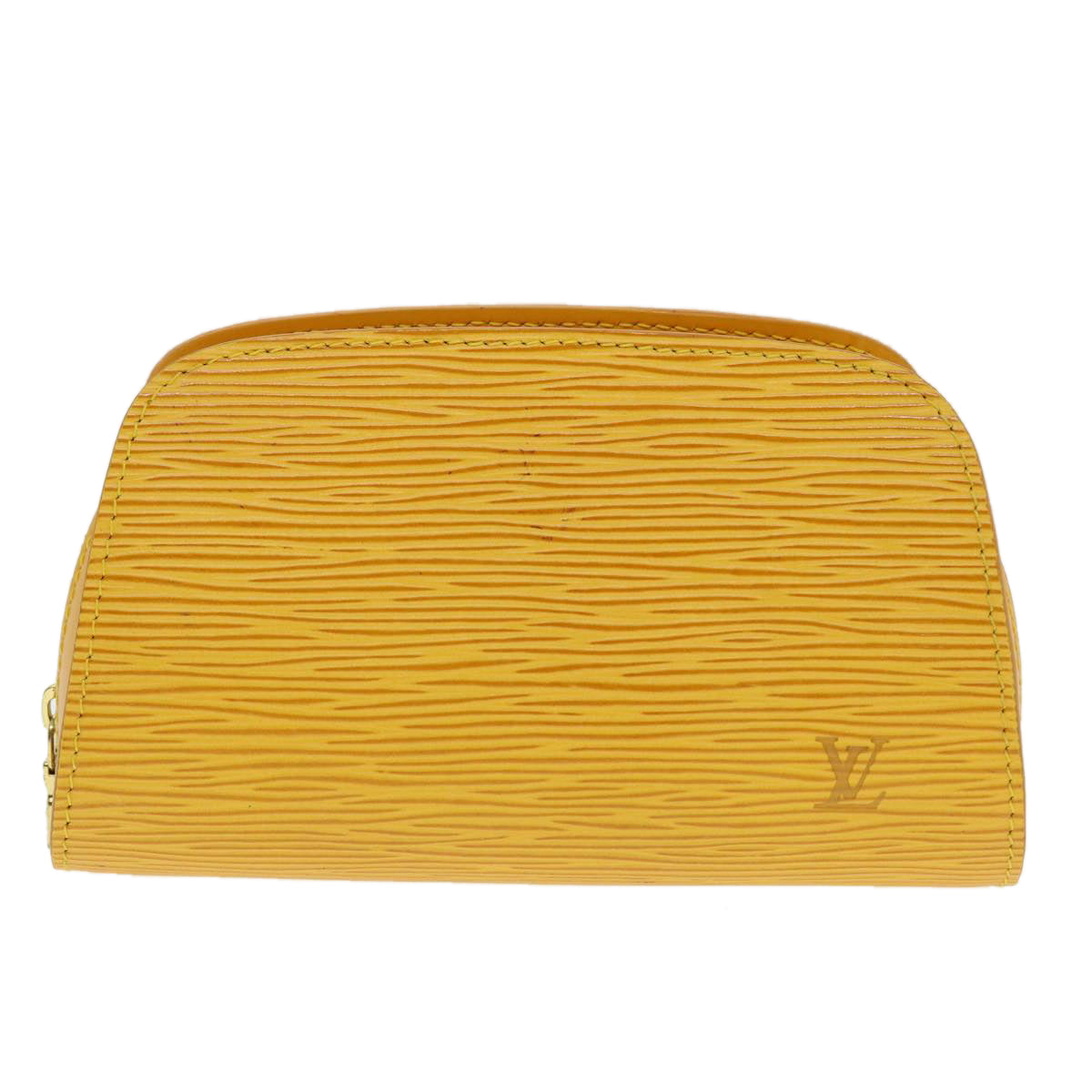 LOUIS VUITTON Epi Dauphine PM Pouch Yellow M48449 LV  44949