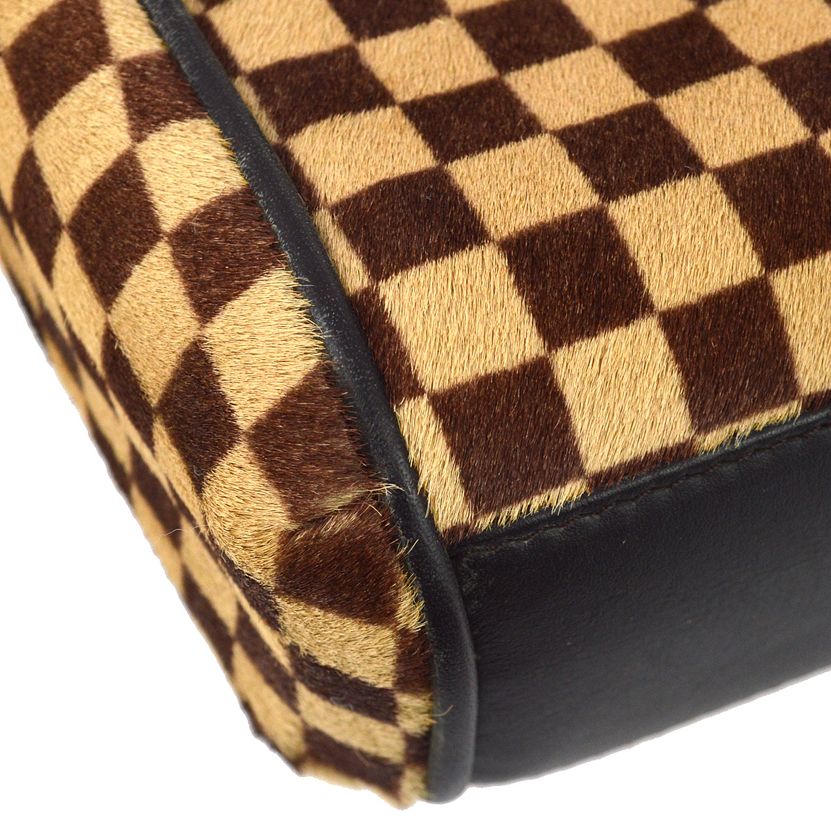 Louis Vuitton 2002 Damier Sauvage Lion HandBag M92131