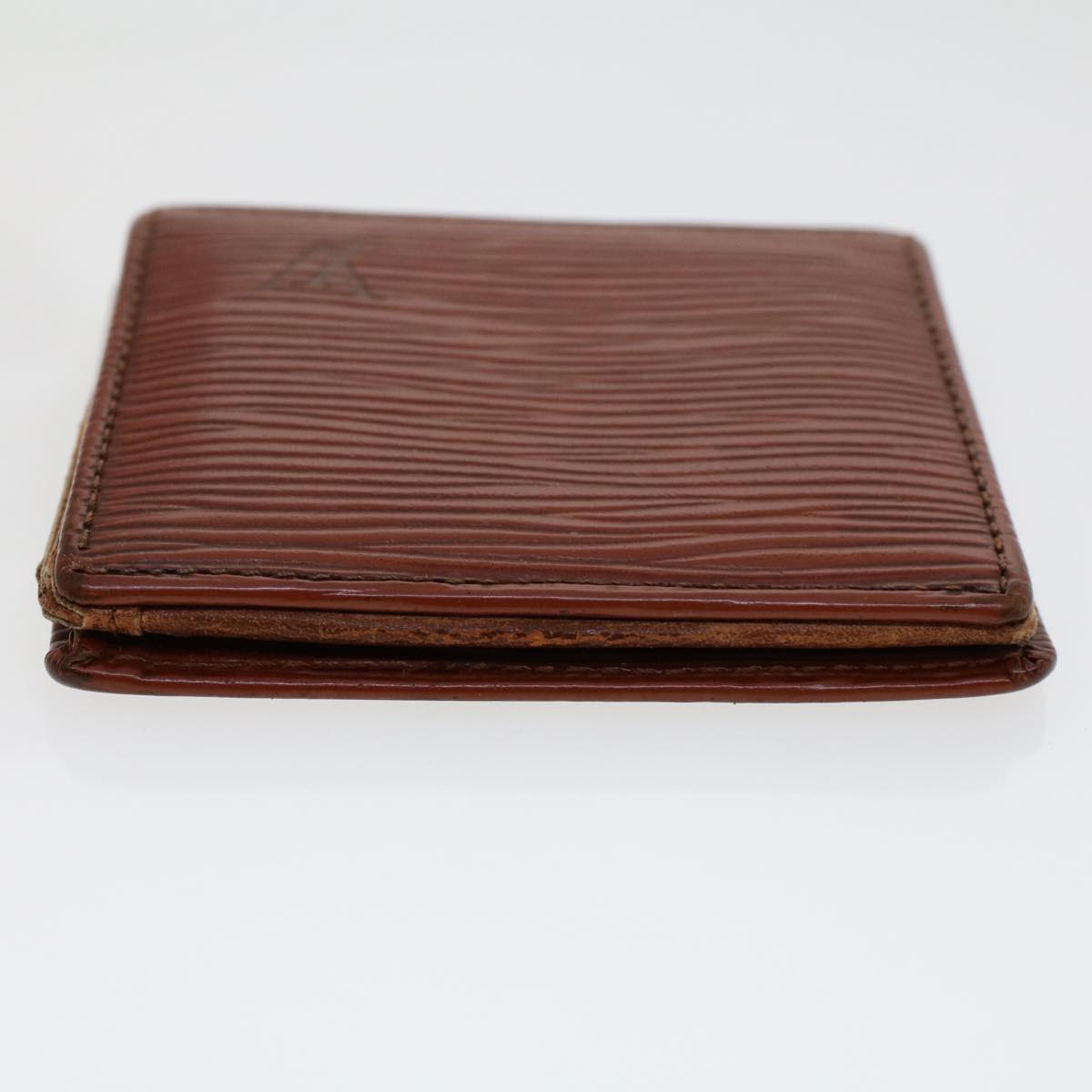 LOUIS VUITTON Epi Porte Monnaie Boite Coin Purse Brown M63693 LV  45012