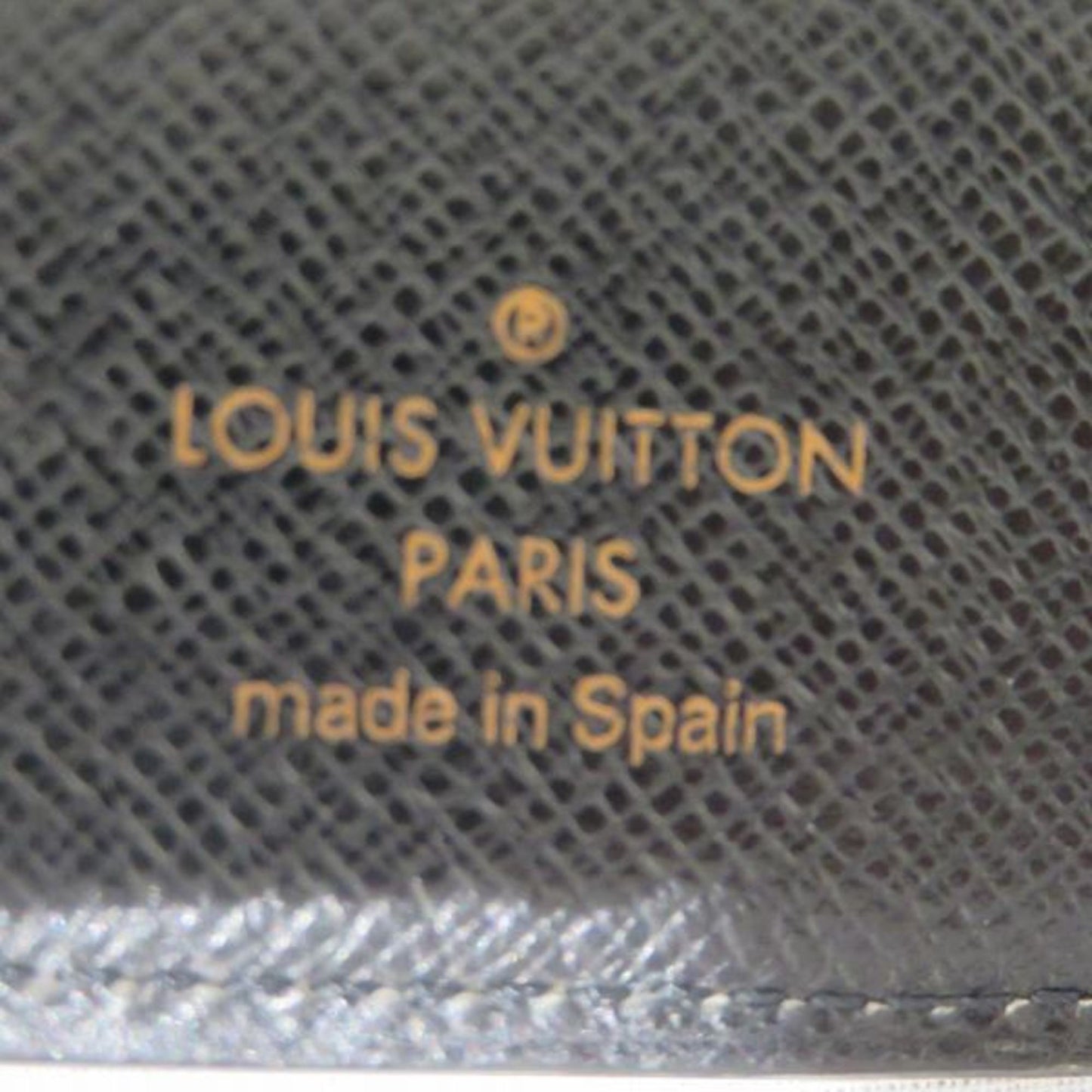 Louis Vuitton Black Leather Agenda PM wallet accessories