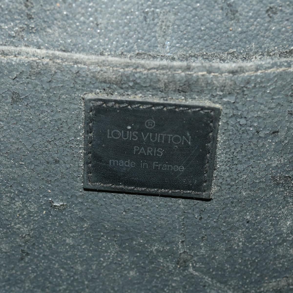 LOUIS VUITTON Epi Dauphine GM Pouch Black M48432 LV  45072