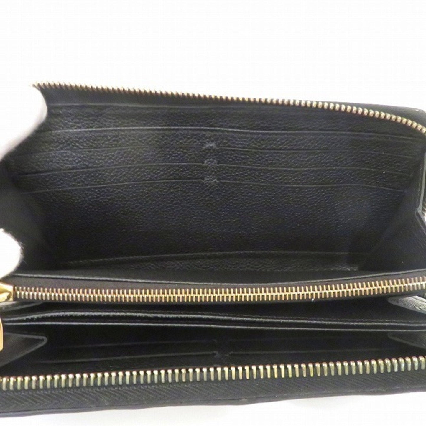 Louis Vuitton Black Leather Zippy wallet wallet accessories