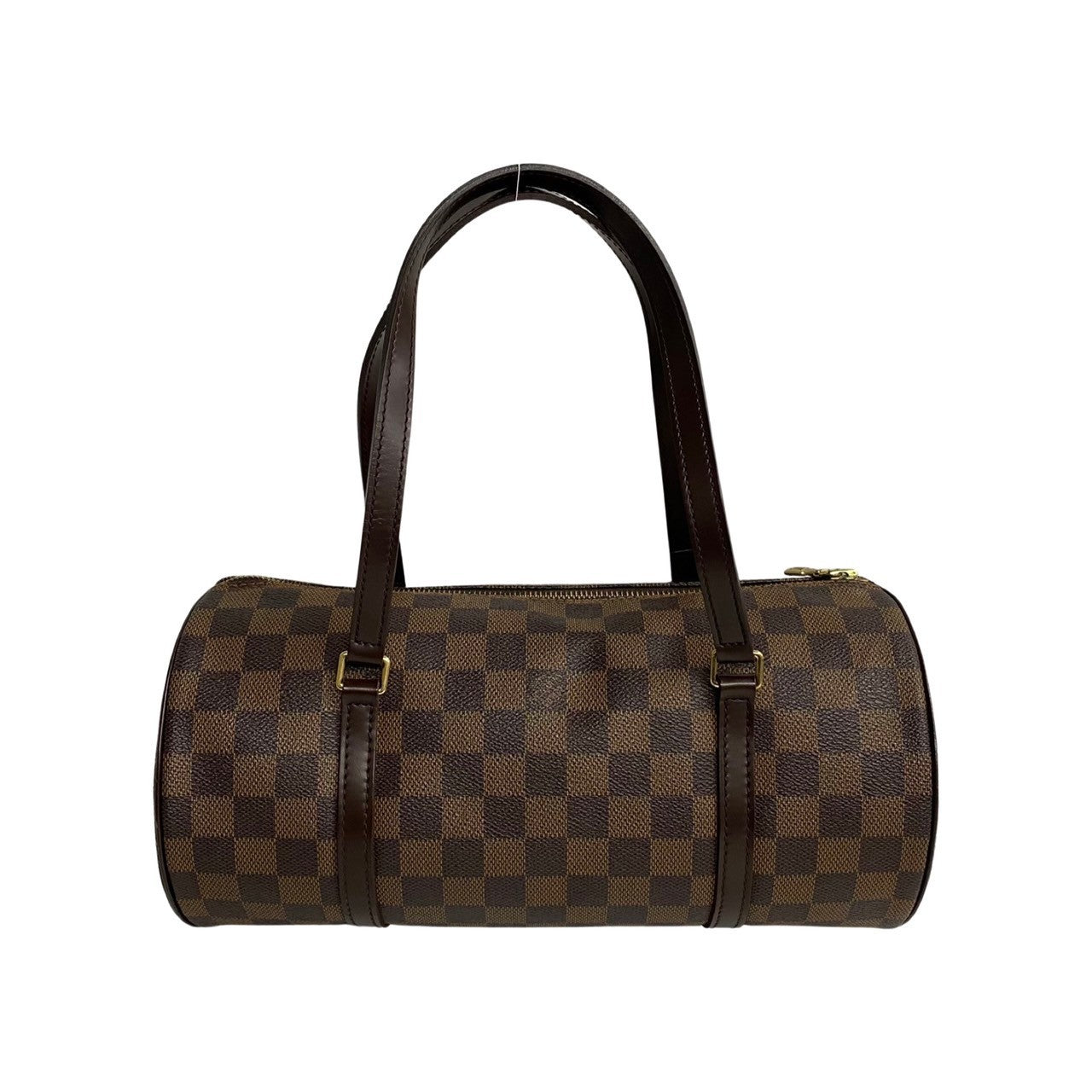 LOUIS VUITTON Handbag leather Brown Damier Ebene Papillon