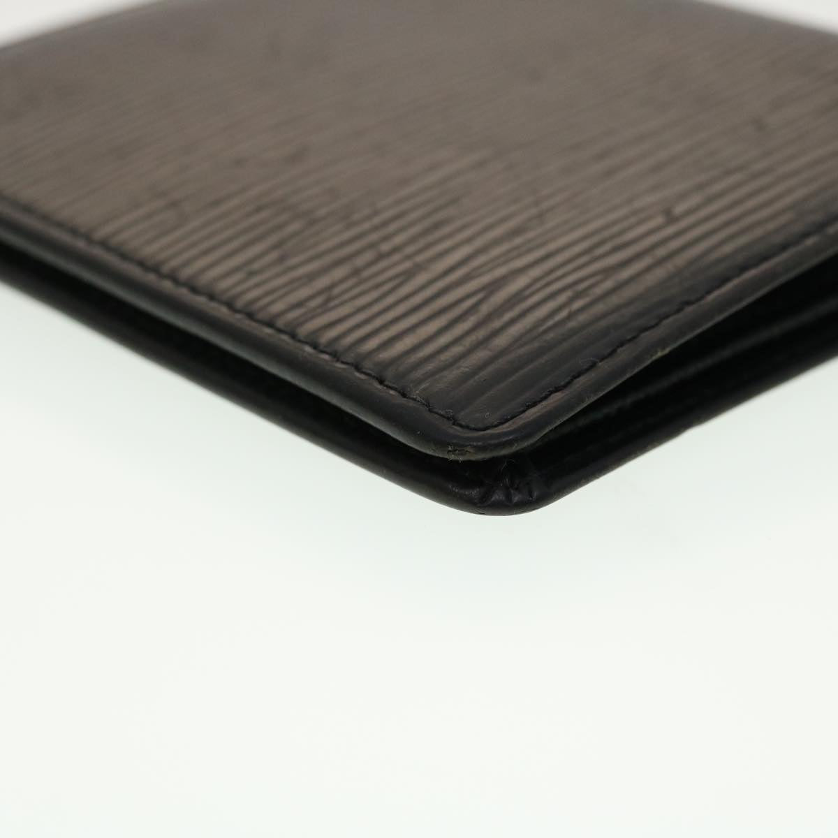 LOUIS VUITTON Epi Bifold Wallet Black LV  45100