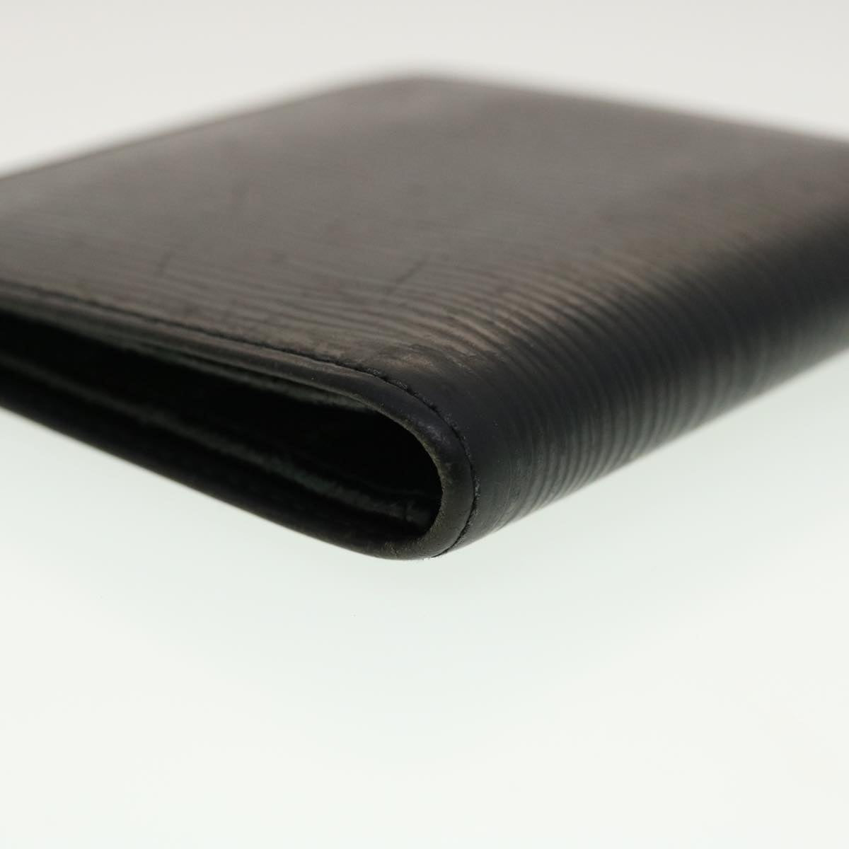 LOUIS VUITTON Epi Bifold Wallet Black LV  45100