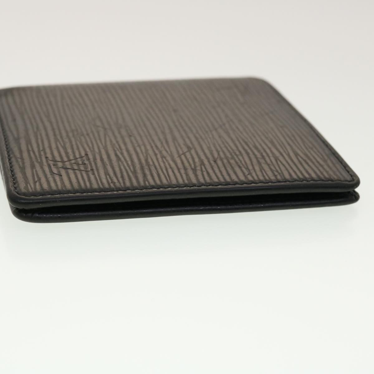 LOUIS VUITTON Epi Bifold Wallet Black LV  45100