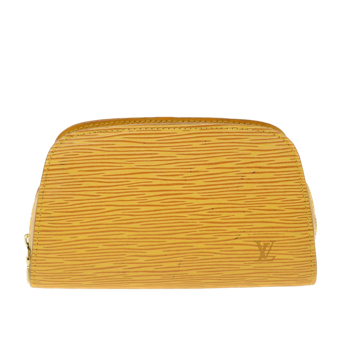 LOUIS VUITTON Epi Dauphine PM Pouch Yellow M48449 LV  45144