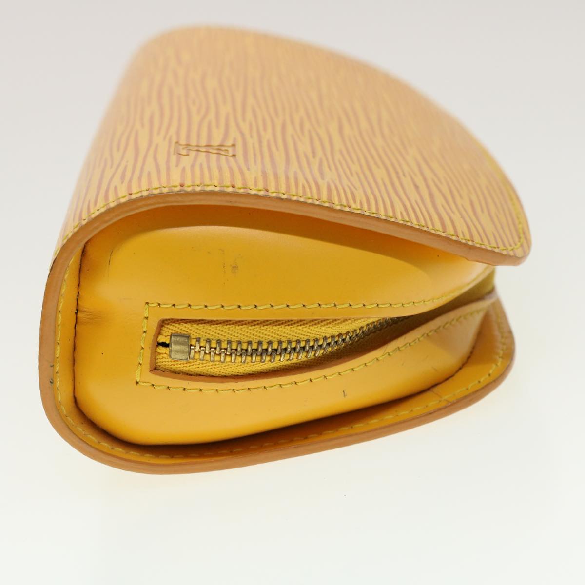 LOUIS VUITTON Epi Dauphine PM Pouch Yellow M48449 LV  45144