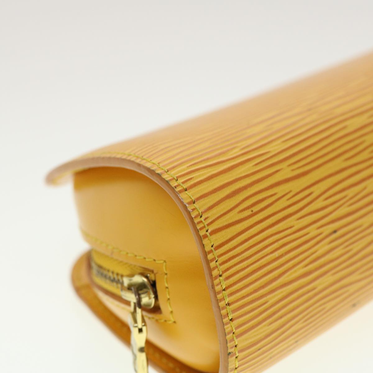 LOUIS VUITTON Epi Dauphine PM Pouch Yellow M48449 LV  45144