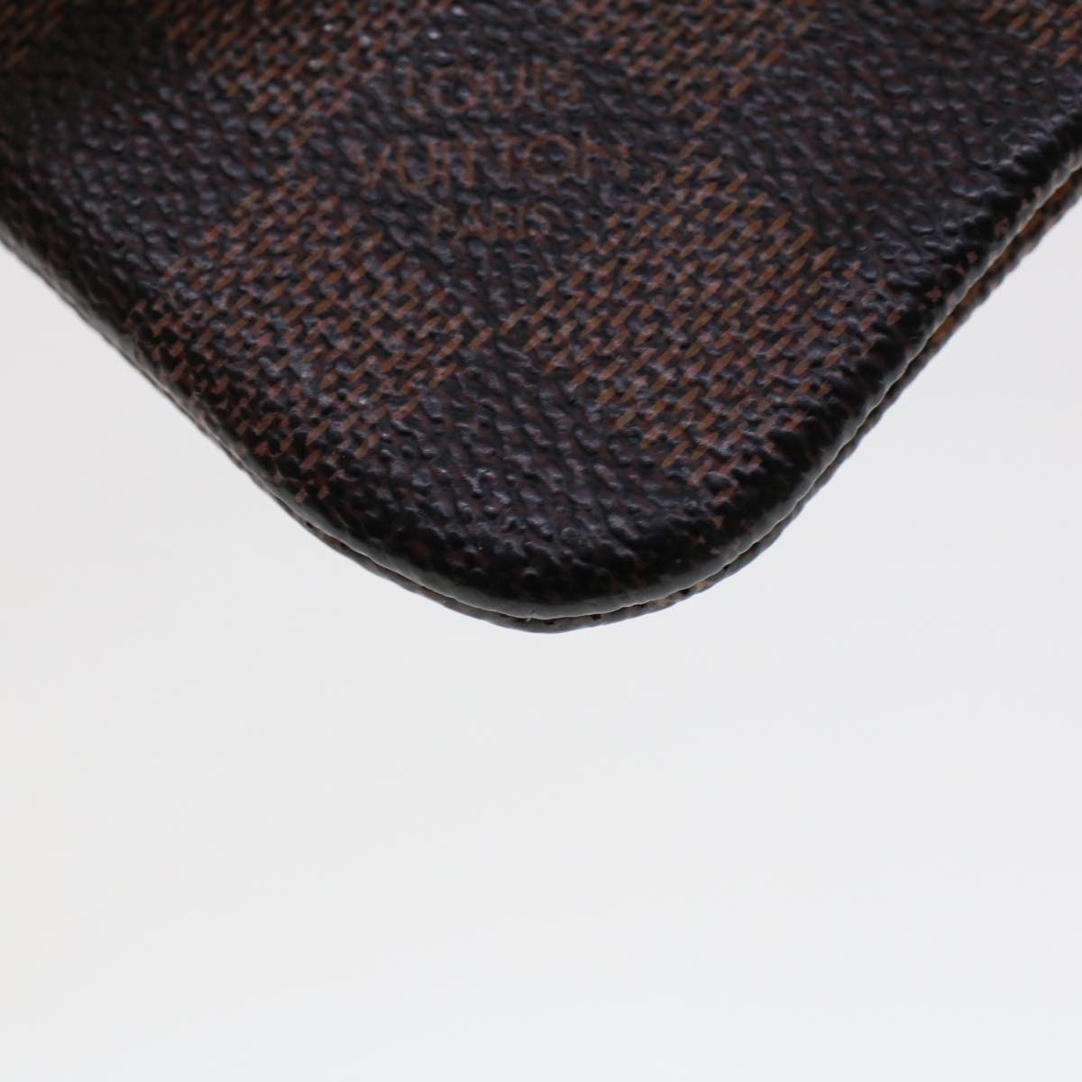 LOUIS VUITTON Damier Ebene Pochette Cles Coin Purse N62658 LV  45254