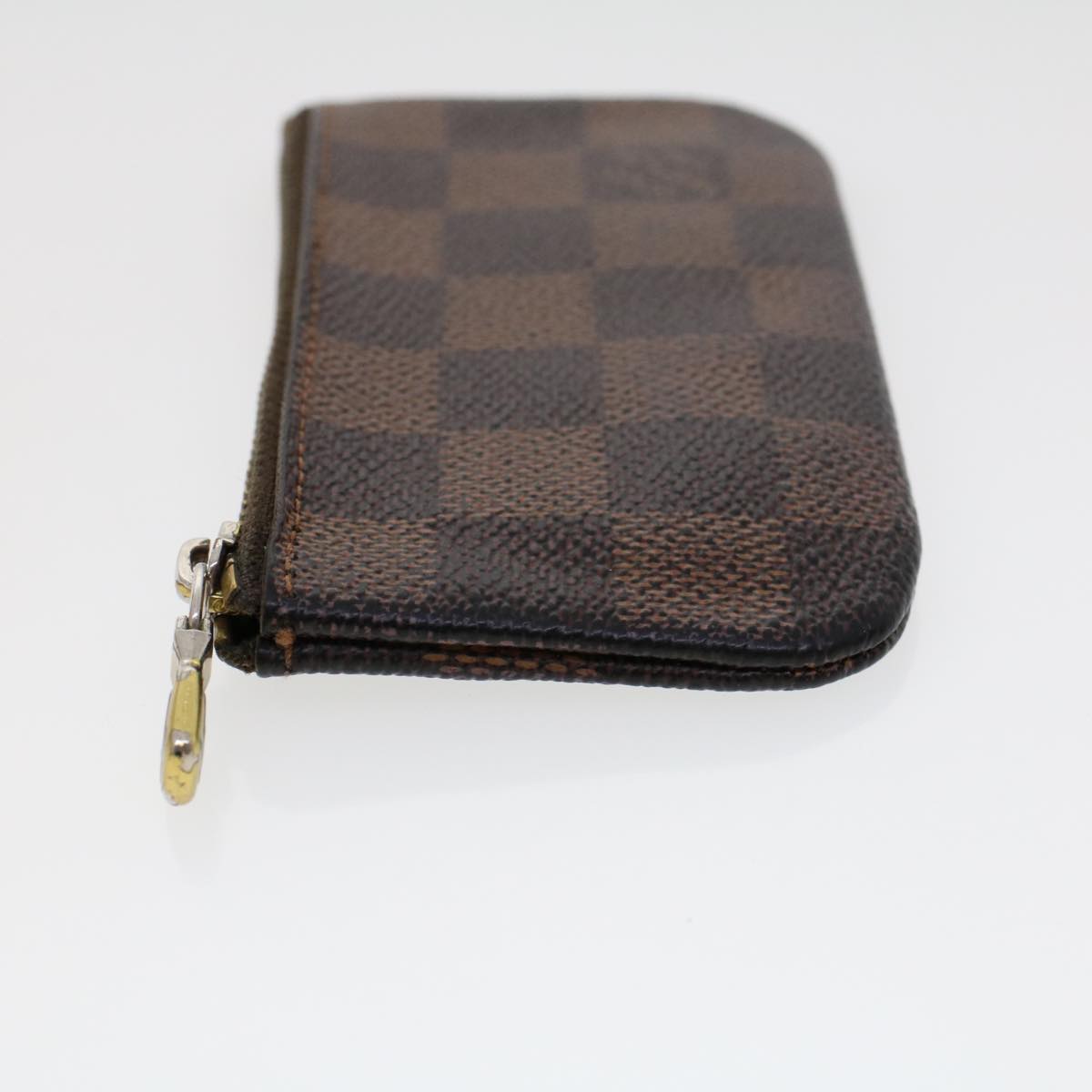 LOUIS VUITTON Damier Ebene Pochette Cles Coin Purse N62658 LV  45254