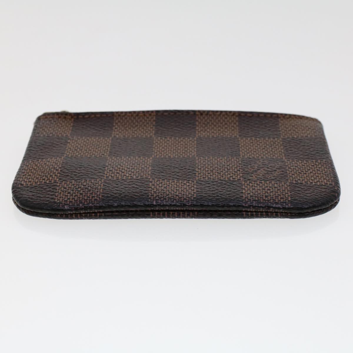 LOUIS VUITTON Damier Ebene Pochette Cles Coin Purse N62658 LV  45254