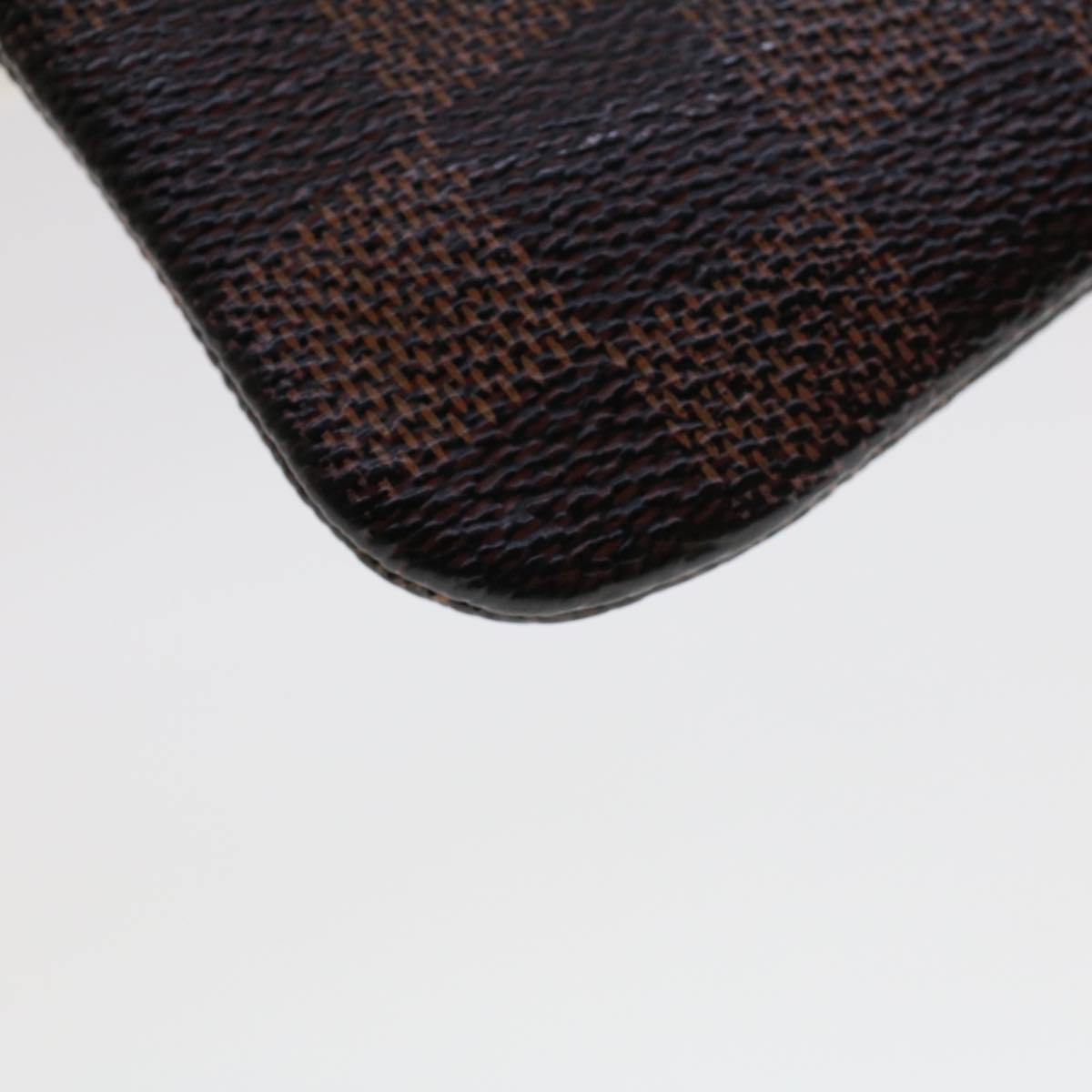 LOUIS VUITTON Damier Ebene Pochette Cles Coin Purse N62658 LV  45254