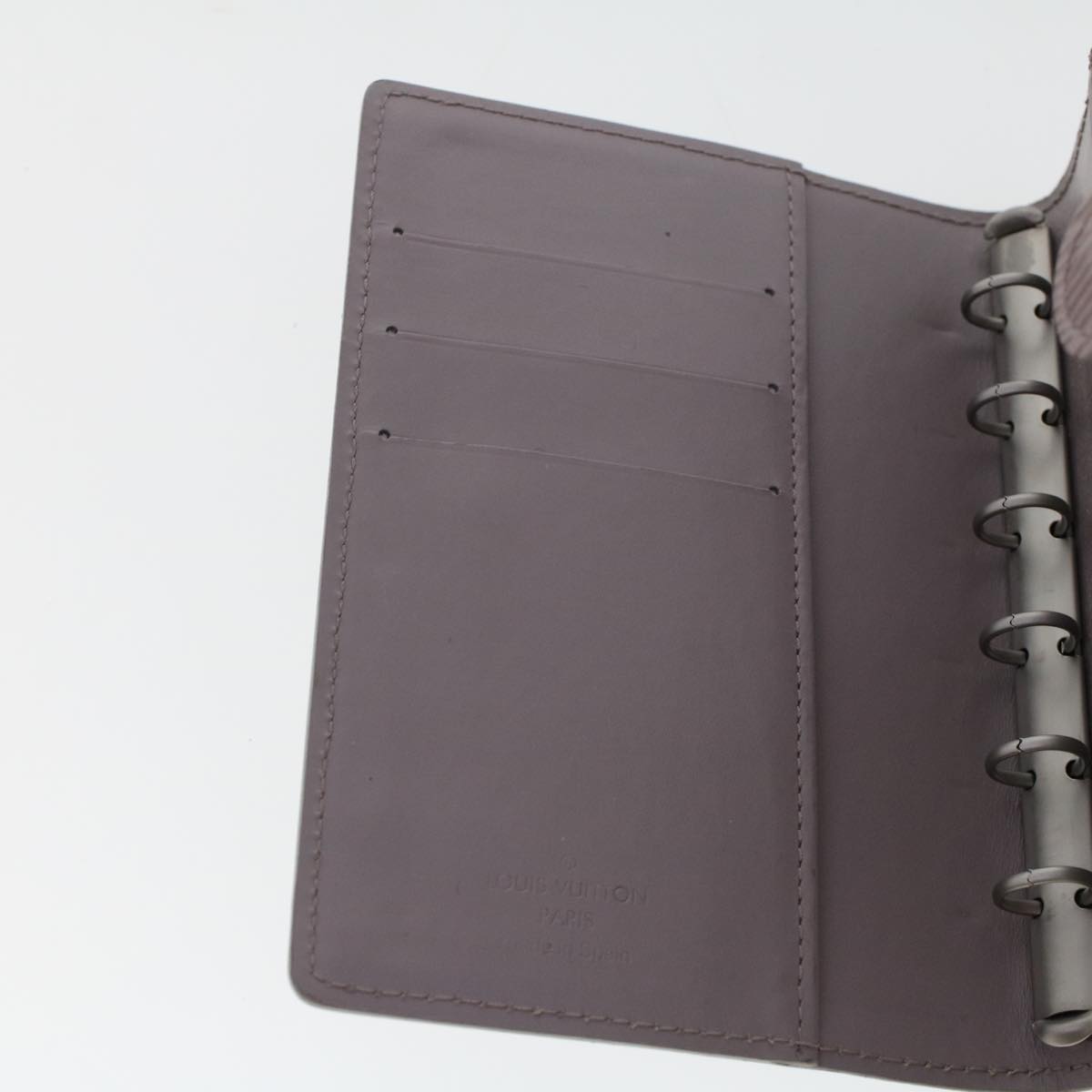 LOUIS VUITTON Epi Agenda PM Day Planner Cover Gray R2005B LV  45270