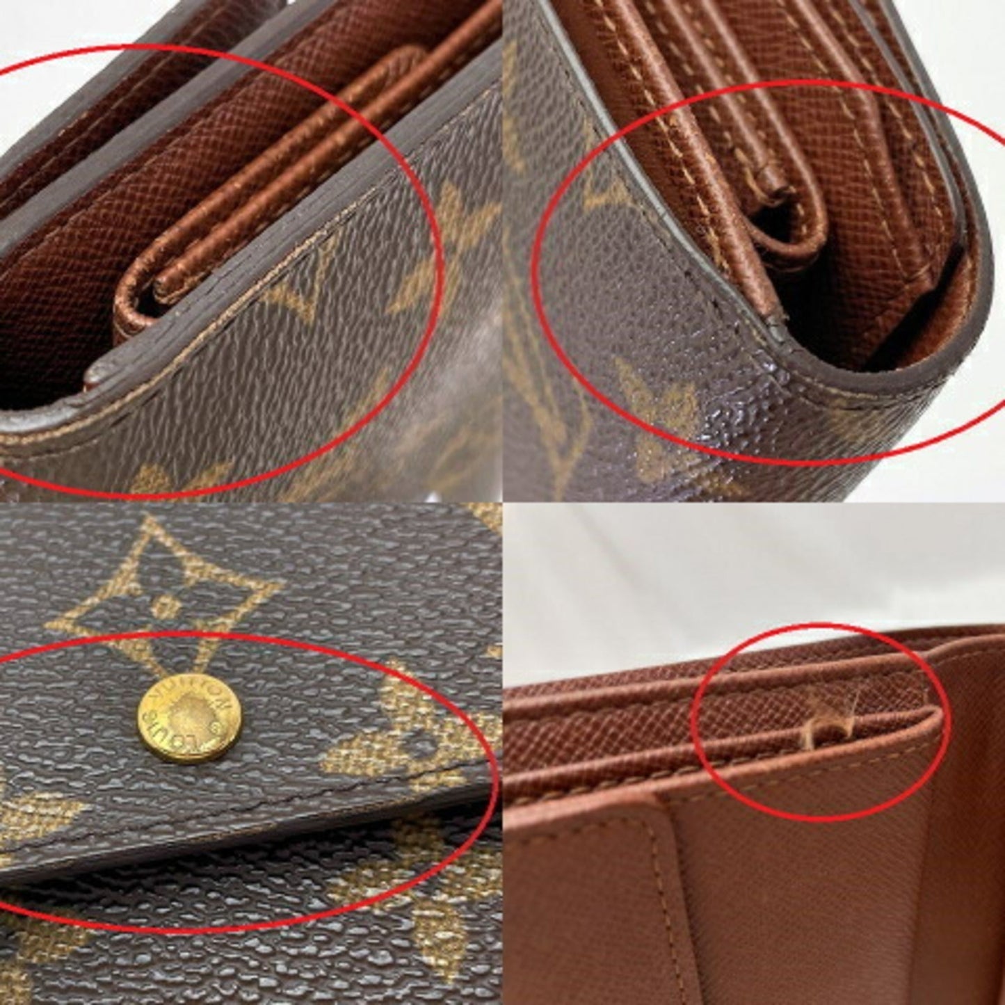 Louis Vuitton Brown Canvas Alexandra wallet accessories