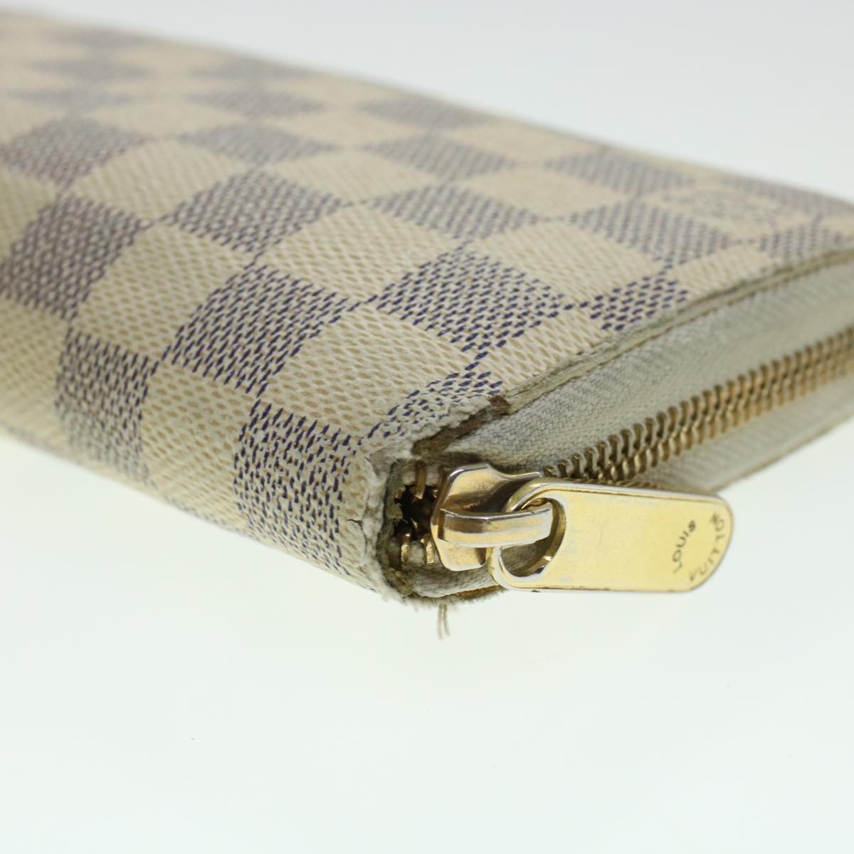 LOUIS VUITTON Damier Azur Illustre Balloon Zippy Wallet N63006 LV  45344