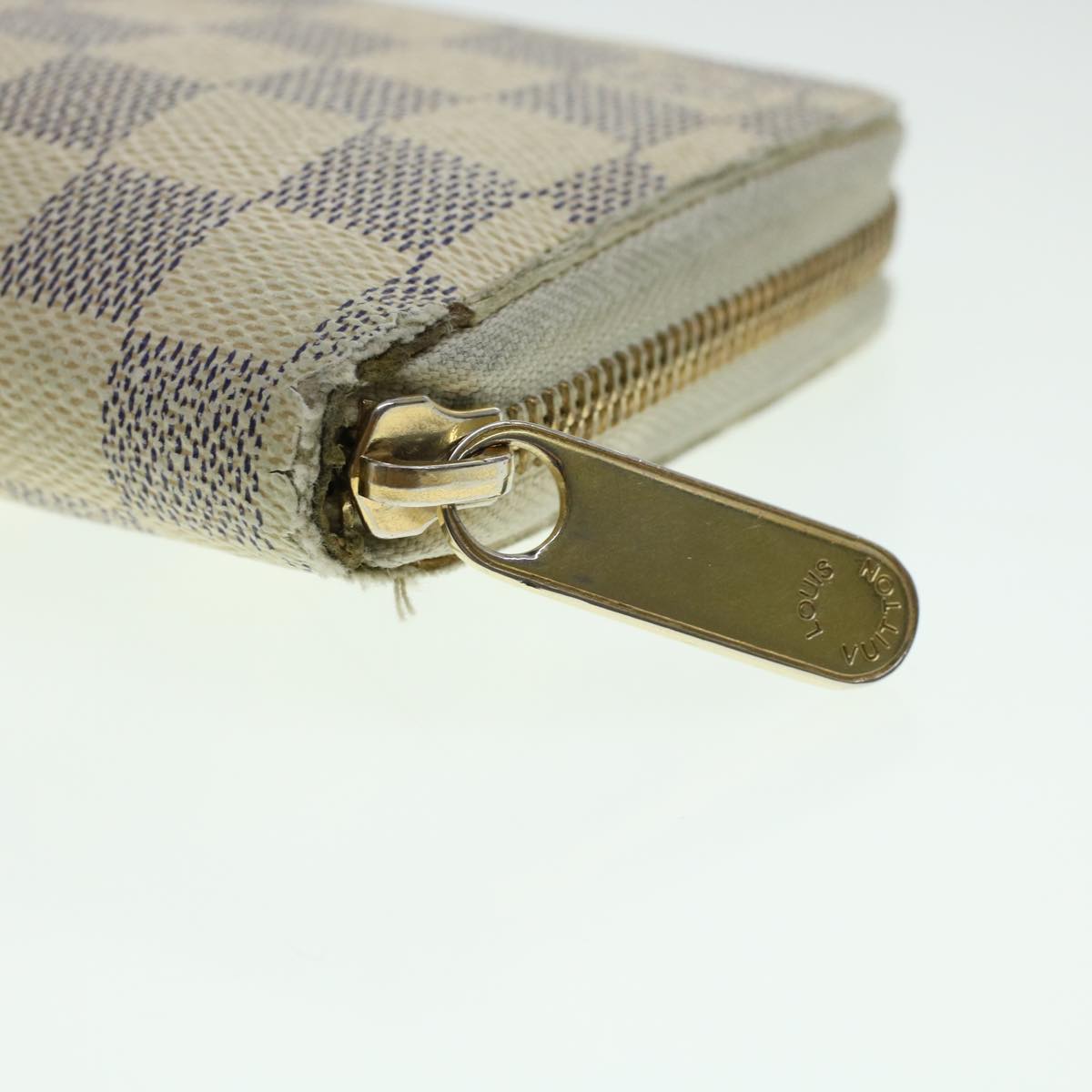 LOUIS VUITTON Damier Azur Illustre Balloon Zippy Wallet N63006 LV  45344