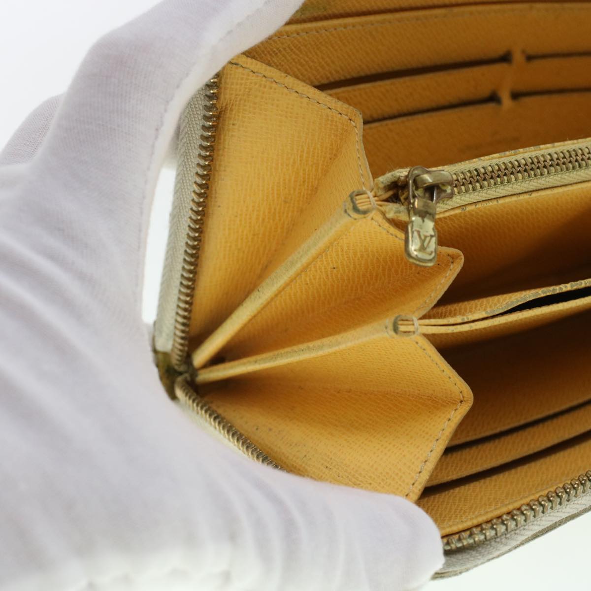 LOUIS VUITTON Damier Azur Illustre Balloon Zippy Wallet N63006 LV  45344