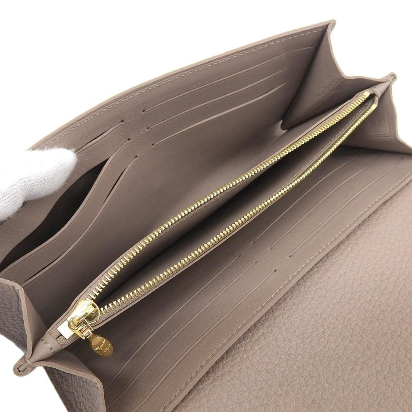 Louis Vuitton Brown Leather Capucines wallet accessories