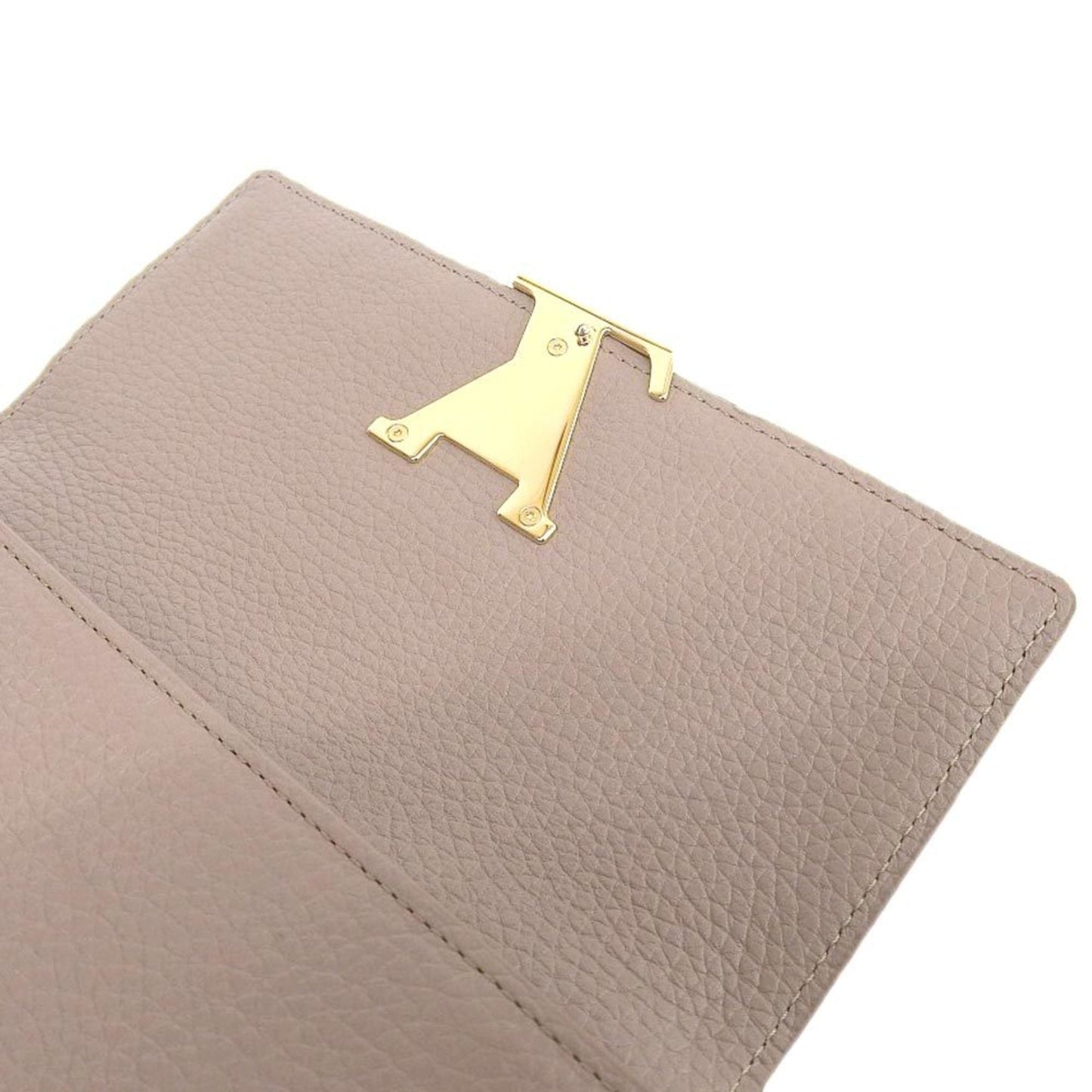 Louis Vuitton Brown Leather Capucines wallet accessories