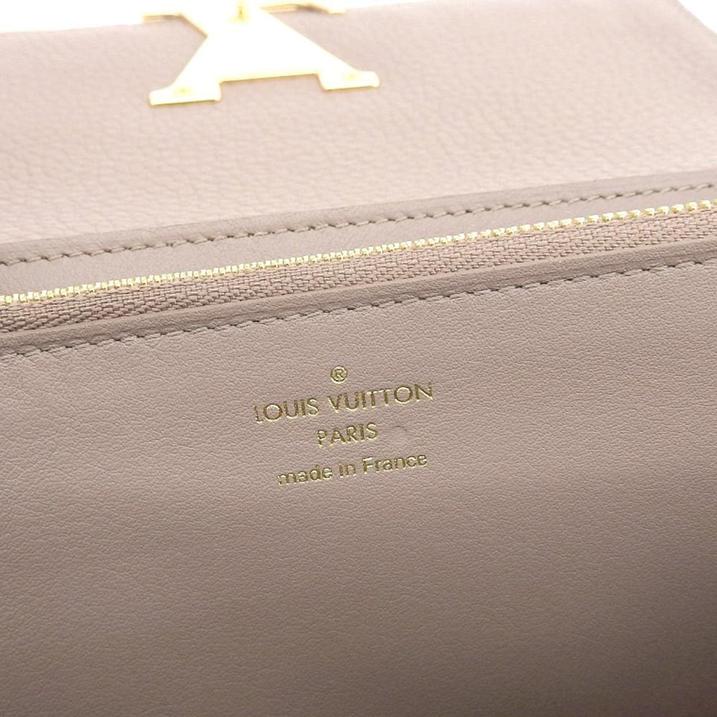 Louis Vuitton Brown Leather Capucines wallet accessories
