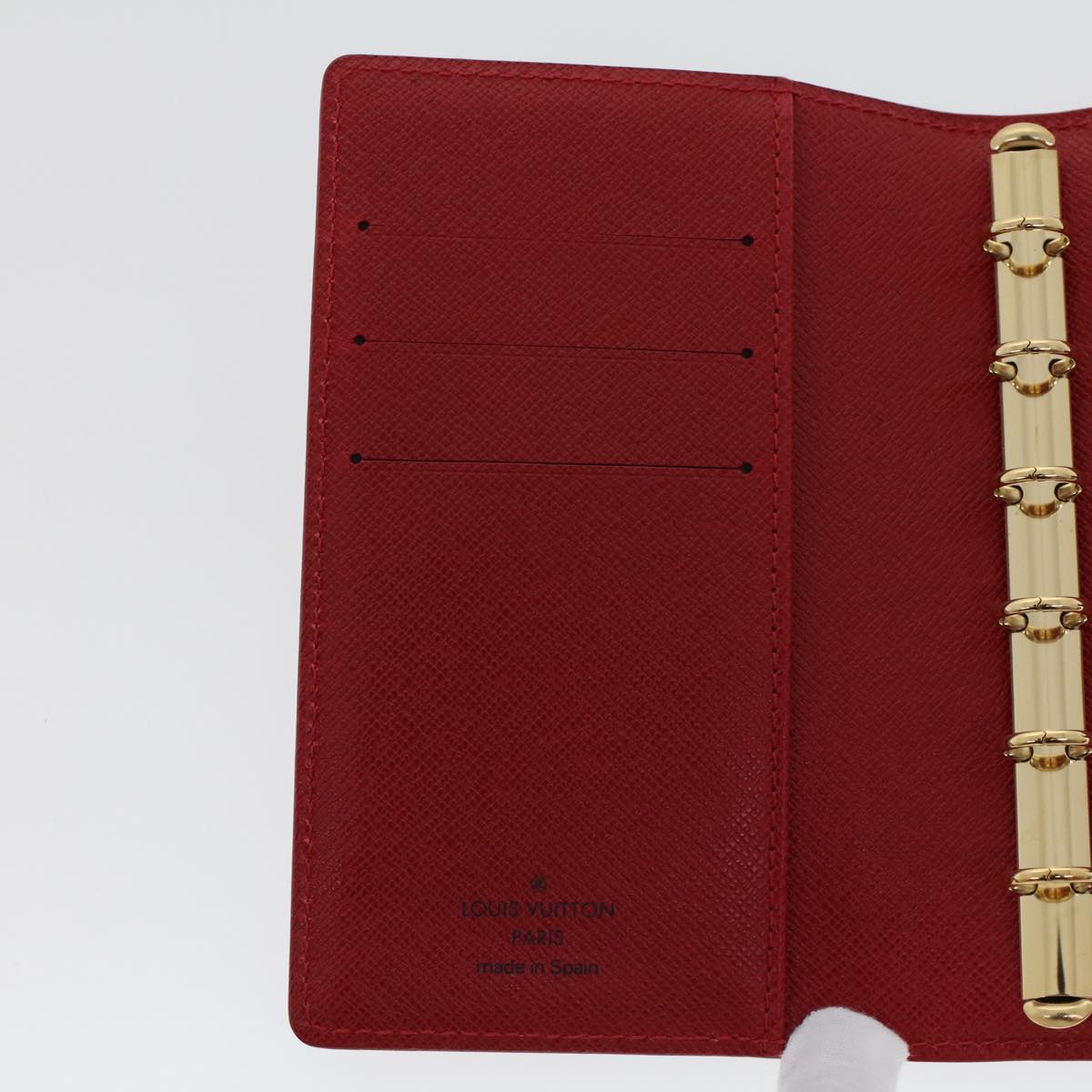 LOUIS VUITTON Epi Agenda PM Day Planner Cover Red R20057 LV  45474