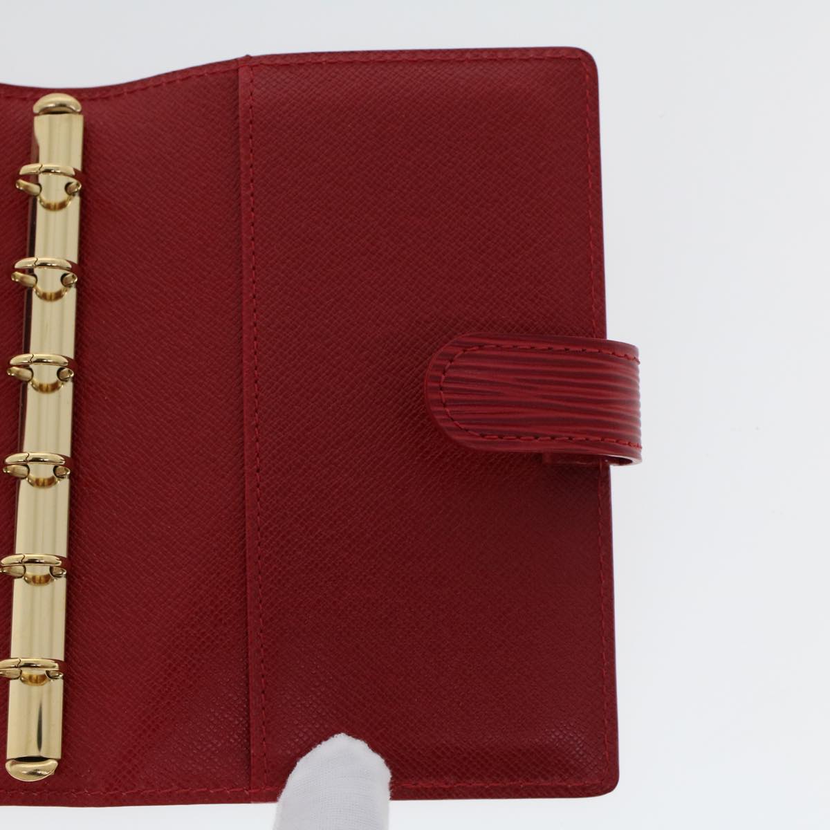 LOUIS VUITTON Epi Agenda PM Day Planner Cover Red R20057 LV  45474