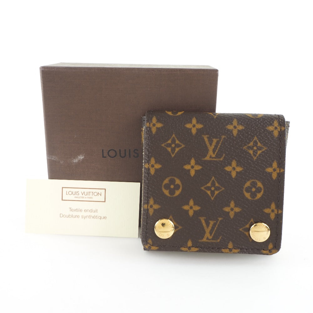 Louis Vuitton Brown Canvas Jewelry case wallet accessories