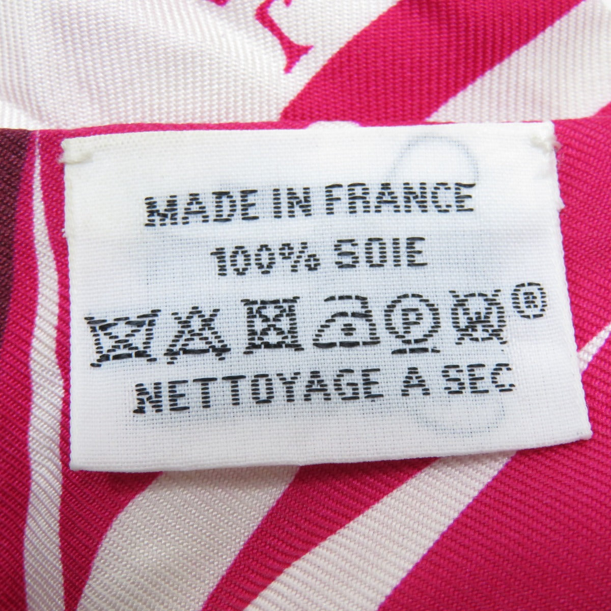 HERMES scarf silk pink Twilly  Women Used
