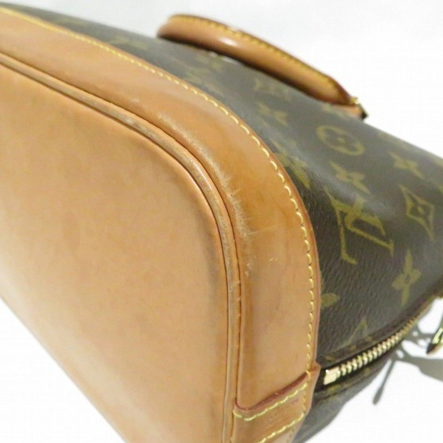 Louis Vuitton Brown Canvas Alma handbag bag