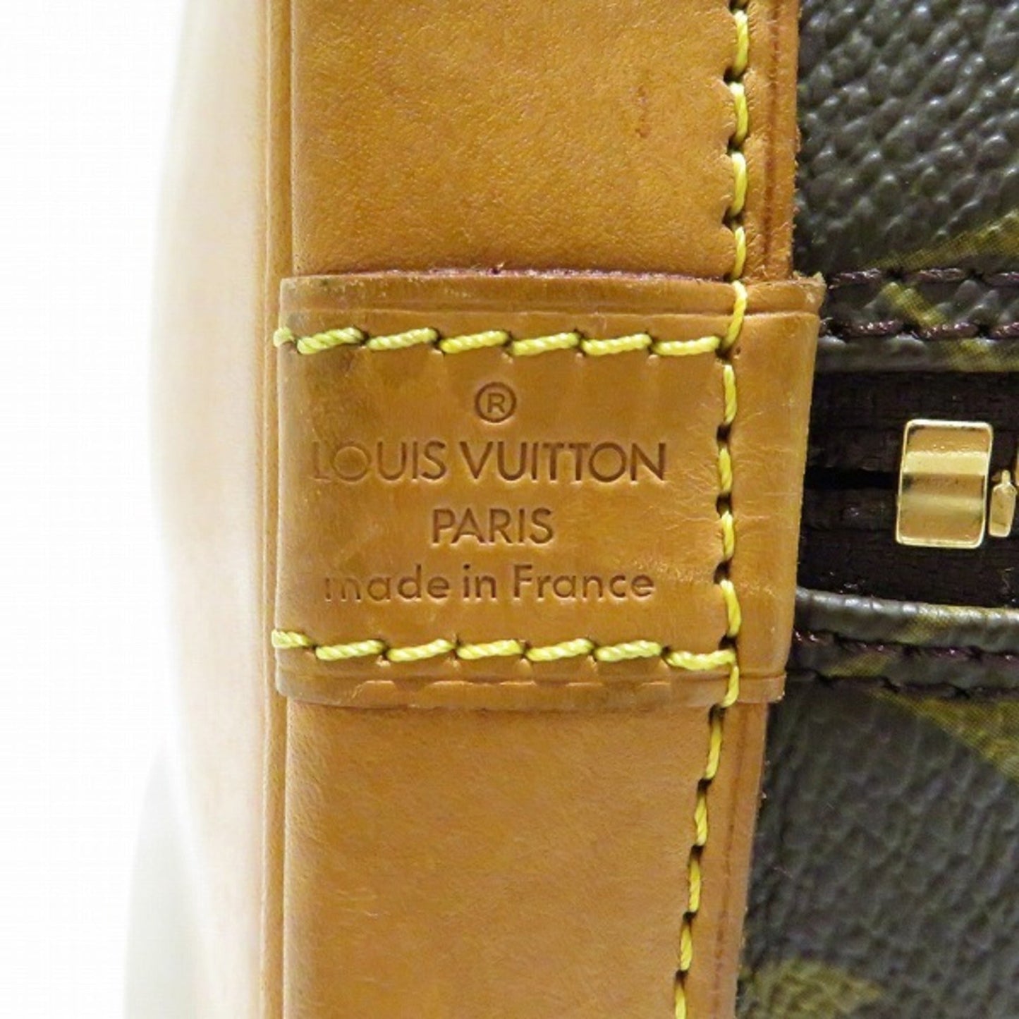 Louis Vuitton Brown Canvas Alma handbag bag