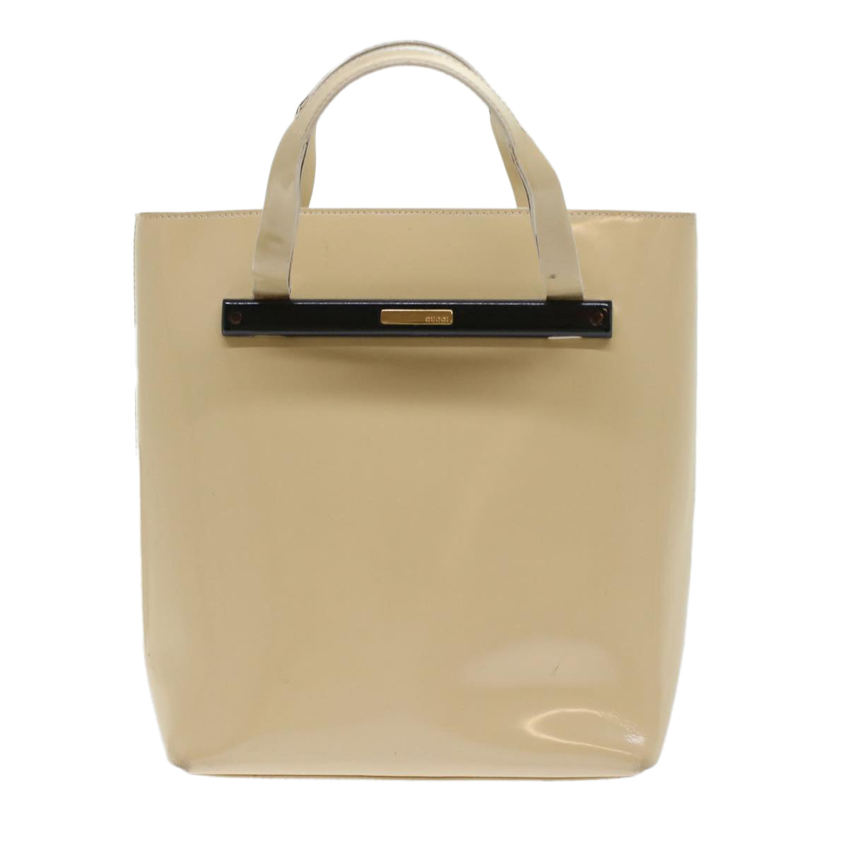 GUCCI Hand Bag Patent leather Beige  45916