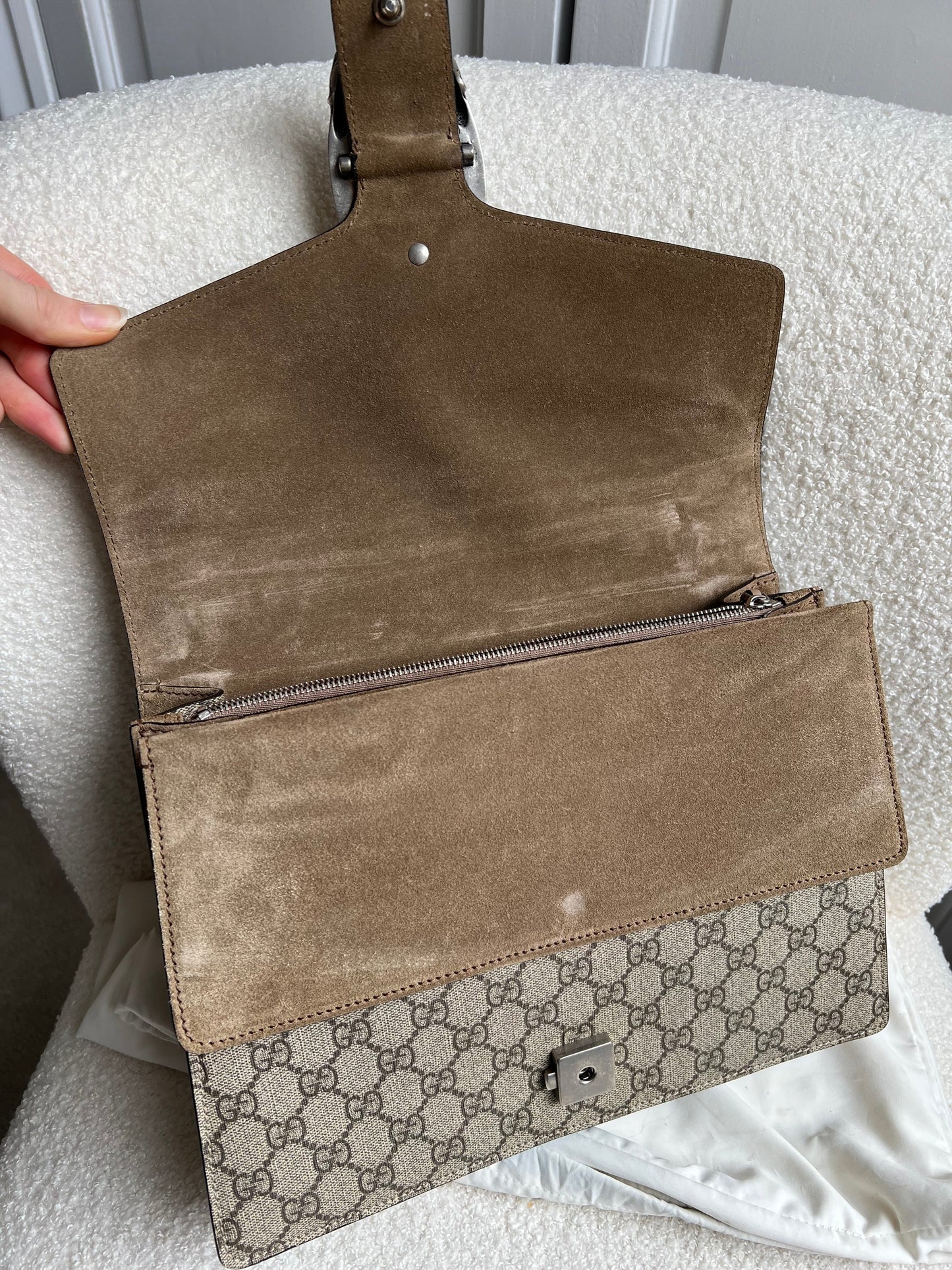 Gucci Dionysus GG Supreme Medium Shoulder Bag (RRP £2,450)