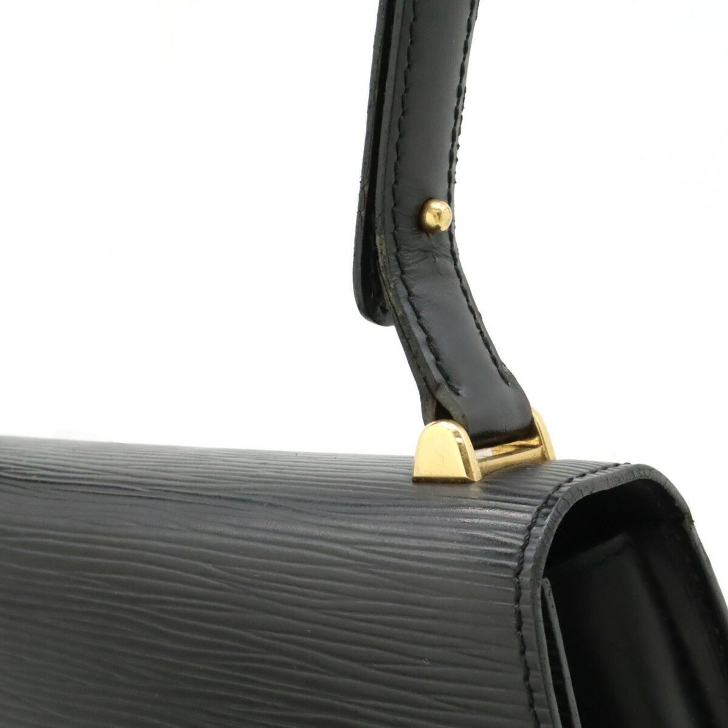 Louis Vuitton Epi  Noir Epi Leather Handbag Shoulder Bag