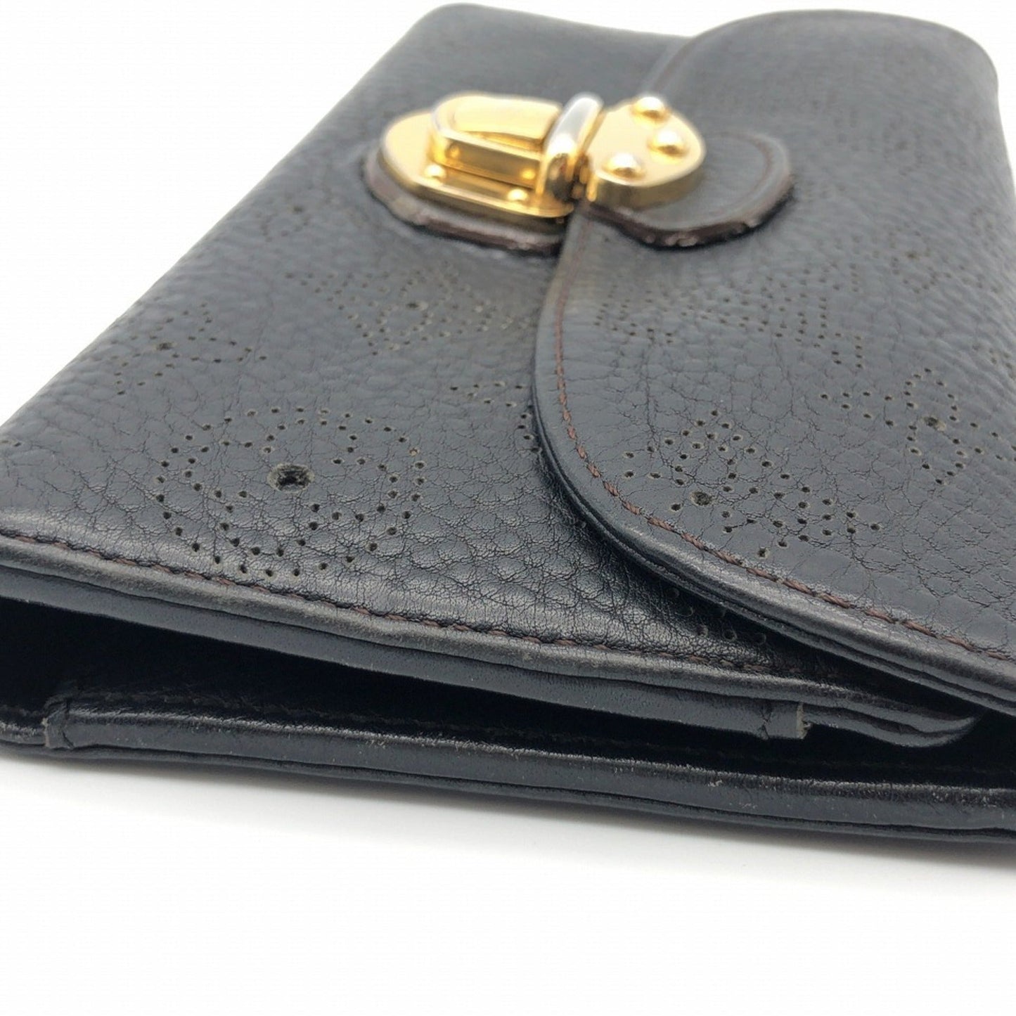 Louis Vuitton Black Leather Amelia wallet accessories