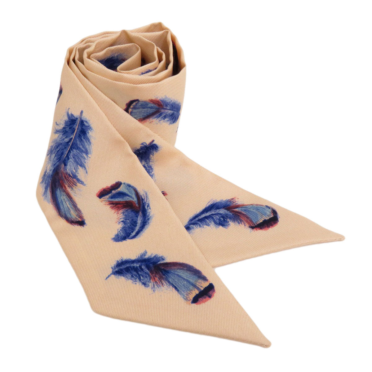 HERMES scarf silk pink Twilly Women Used