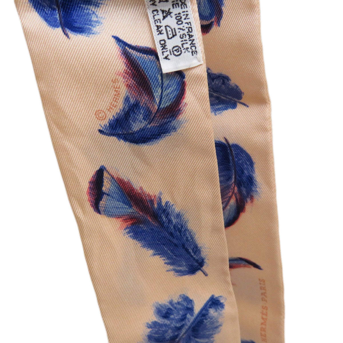 HERMES scarf silk pink Twilly Women Used