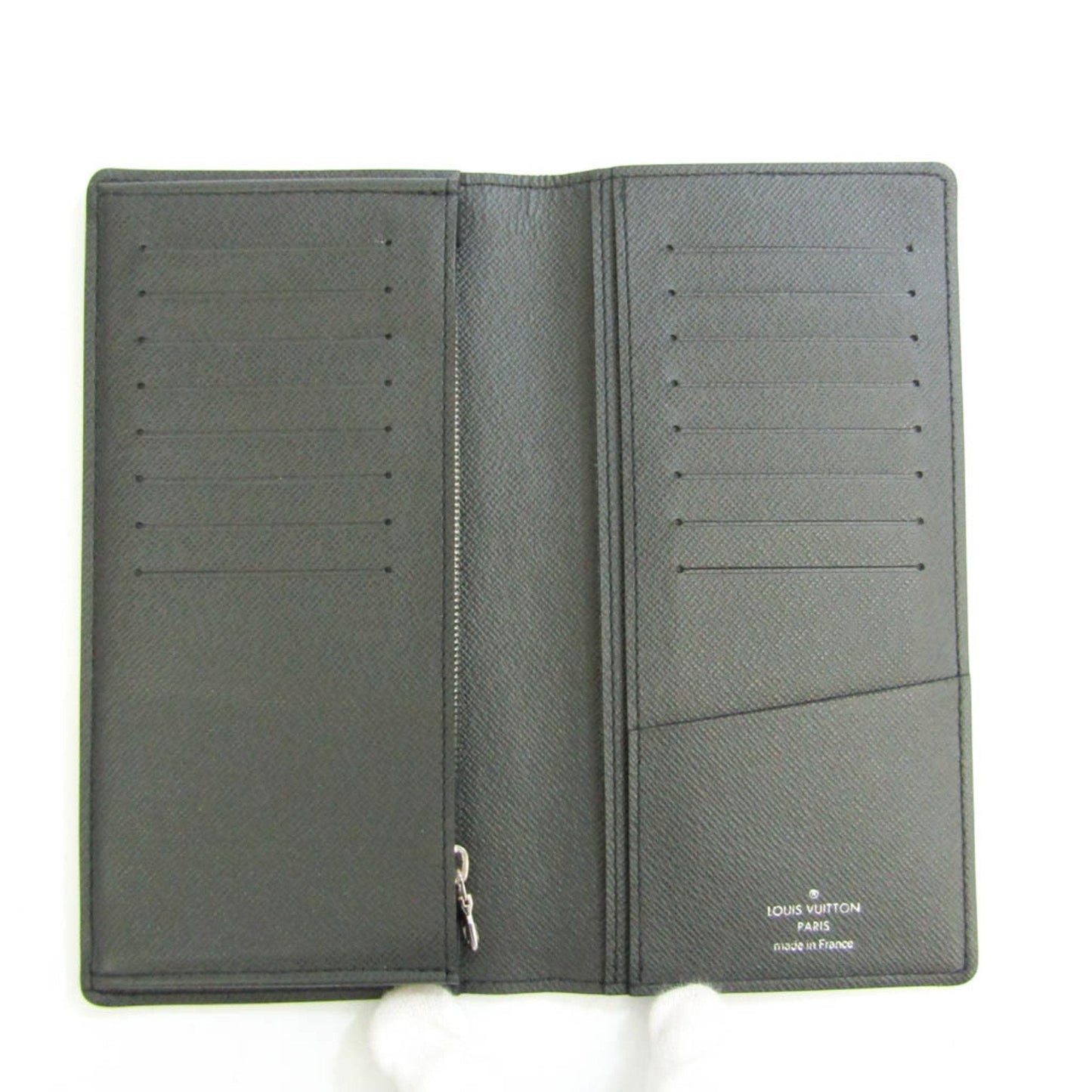 Louis Vuitton Black Leather Brazza wallet accessories