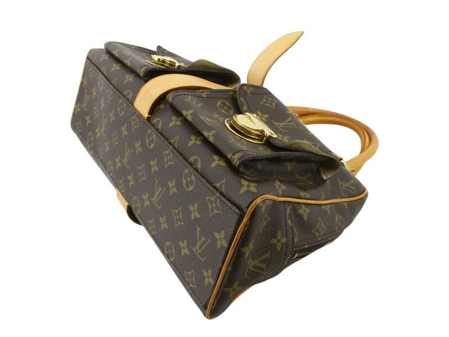 Louis Vuitton Brown Canvas Manhattan handbag bag