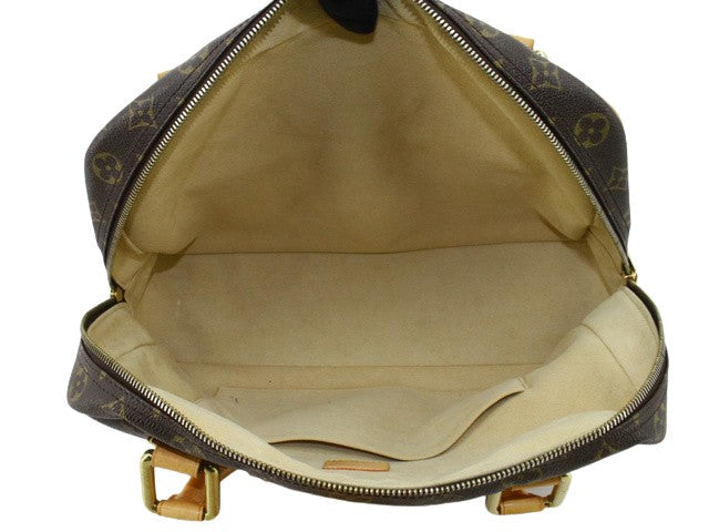 Louis Vuitton Brown Canvas Manhattan handbag bag