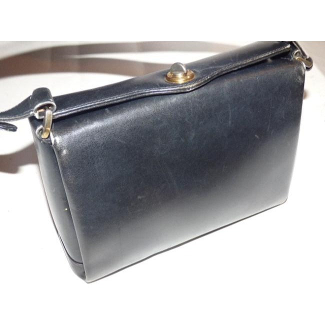 Gucci Shoulder Bag Vintage Pursesdesigner Purses Blue Leather Satchel