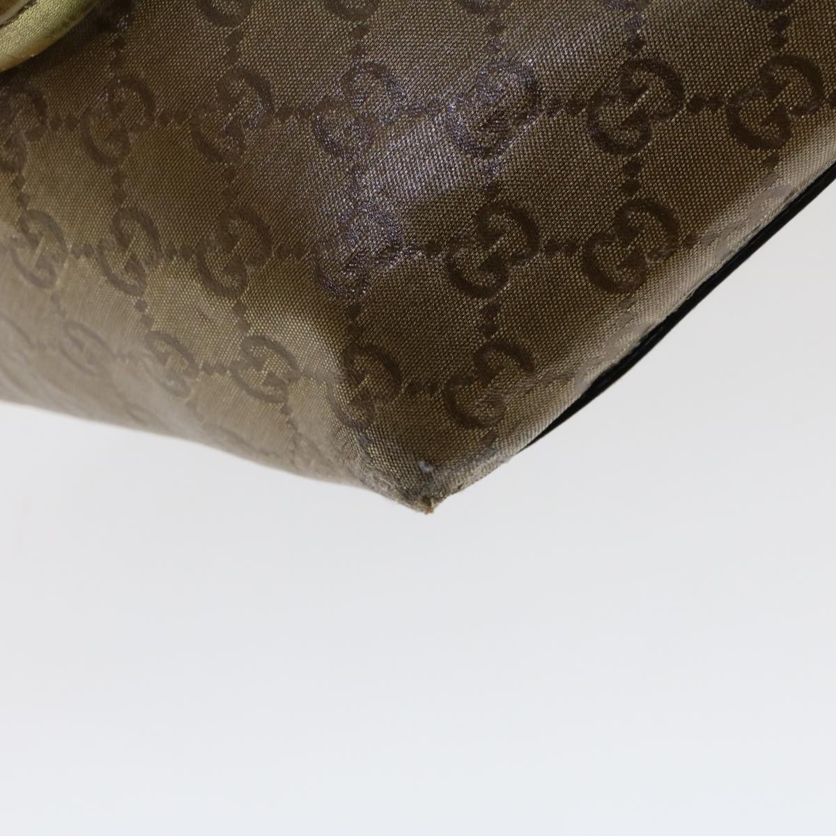 GUCCI GG Canvas Shoulder Bag Beige 131228  47214