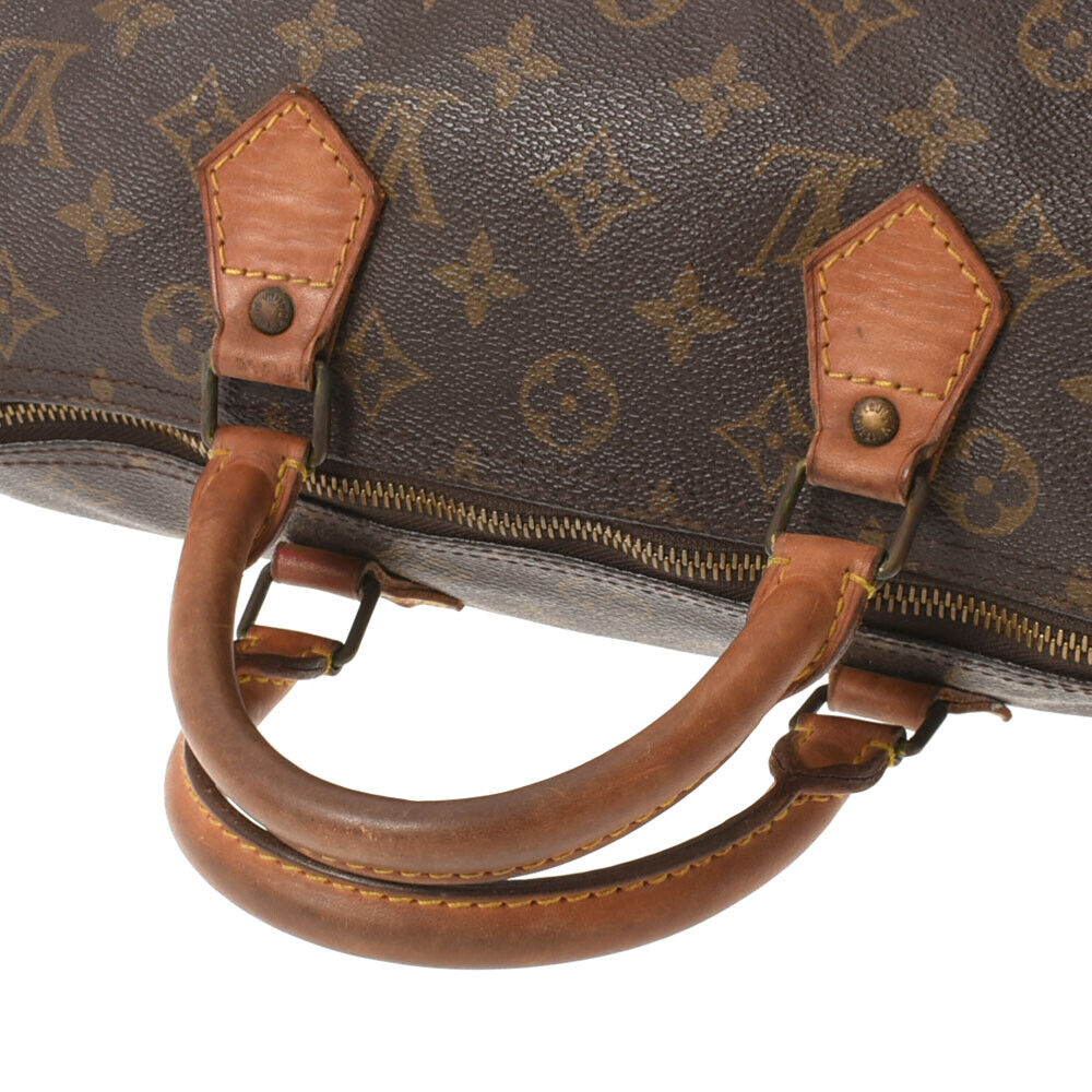 Louis Vuitton Brown Canvas Speedy 30 handbag bag
