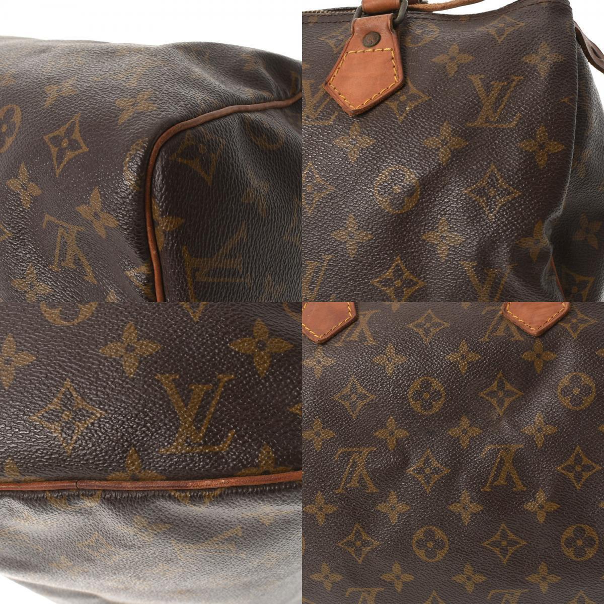 Louis Vuitton Brown Canvas Speedy 30 handbag bag