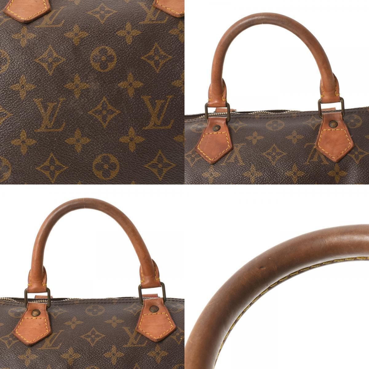 Louis Vuitton Brown Canvas Speedy 30 handbag bag
